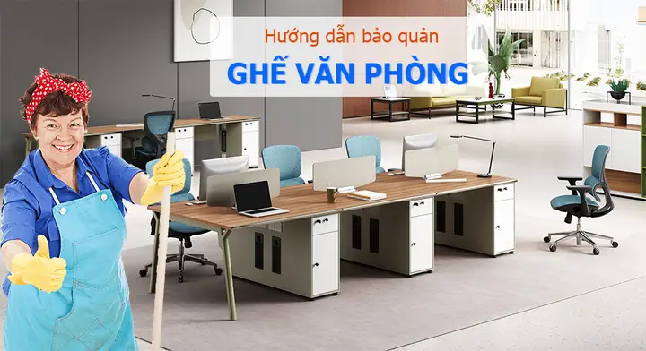 Hướng Dẫn Bảo Quản Ghế Làm Việc Hòa Phát Sử Dụng Tại Công Sở