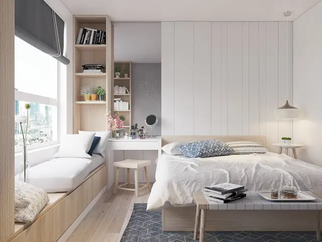 Với Cách Thiết Kế Đơn Giản, Nhỏ Gọn, Chỉ Cần Tạo Điểm Nhấn Bởi Những Phụ Kiện Cơ Bản, Chúng Ta Sẽ Có Ngay “băng Ghế/bục Ngồi Bên Cửa Sổ” Theo Sở Thích Của Mình. Đây Là Ý Tưởng Tuyệt Vời Để Gia Tăng Thêm Chỗ Ngồi Cho Những Căn Nhà Phố, Chung Cư Nhỏ. Phòng Khách, Phòng Ngủ, Phòng Làm Việc,…là Những Không Gian Lý Tưởng Để Bạn Bố Trí Bục Ghế Ngồi Bên Cửa Sổ. Nếu Bạn Là Gia Chủ “có Gu”, Kết Hợp Một Chút Khéo Léo, Hãy Tích Hợp Những Hộc Tủ Kéo, Ngăn Tủ, Kệ Sách Bên Dưới Bục Ghế Để Lưu Trữ Sách, Những Đồ Lặt Vặt Cho Căn Nhà Ngăn Nắp Hơn.