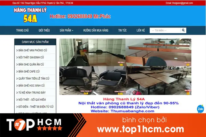 4. Hàng Thanh Lý 54a - Đồ Gia Dụng Cũ Tp. Hcm