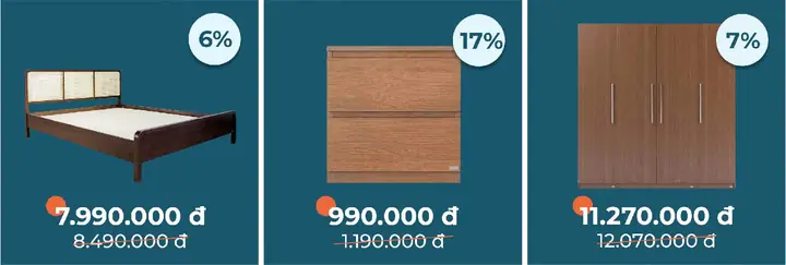 Bộ Nội Thất Đẹp Cho Phòng Ngủ Hiện Đại Dưới 20 Triệu