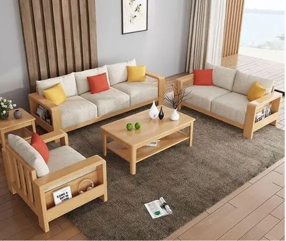 Bàn Ghế Sofa Gỗ Cao Su Bàn Ghế Sofa Gỗ Cao Su