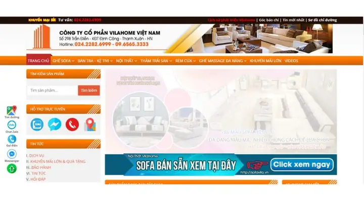 Cửa Hàng Vilahome – Bàn Ghế Sofa Giá Rẻ Tại Bắc Ninh