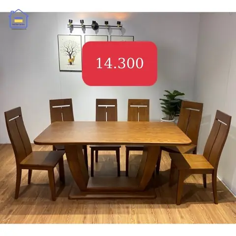 Bàn Ghế Ăn Gỗ Sồi