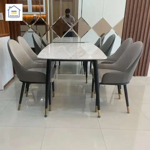 Bộ Bàn Ăn Mặt Đá 4 Ghế Giá Rẻ Tại Cần Thơ