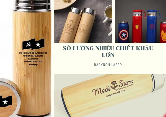 Khắc Tên Lên Bình Giữ Nhiệt Lấy Liền Siêu Tốc Tại Huyện Thạch Thất Hà Nội