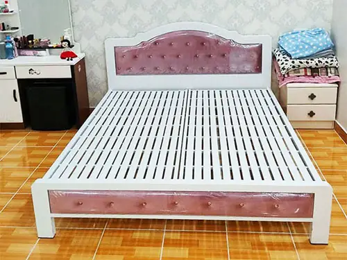 Giường Sắt Bọc Nệm