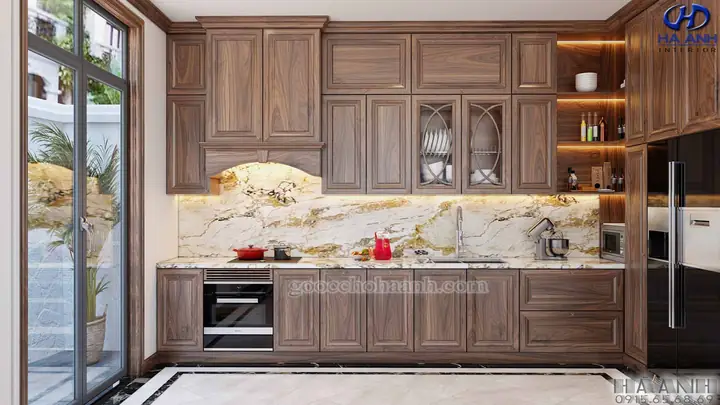 Phòng Bếp Châu Âu Sang Trọng Phòng Bếp Châu Âu Sang Trọng