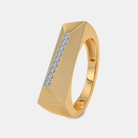 Nhẫn Nam Hột Xoàn Tấm Biểu Tượng Nam Tính Sang Trọng