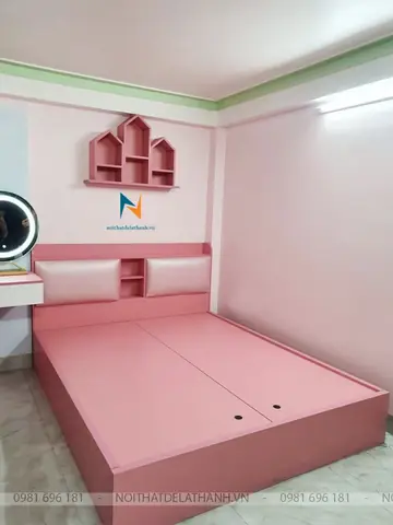 Màu Sắc Giường Gỗ Cho Bé Gái