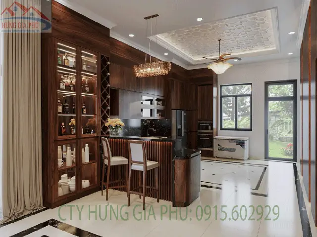 Tủ Rượu Quầy Bar Gỗ Tủ Rượu Quầy Bar Gỗ