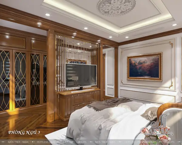 Thiết Kế Nội Thất Cổ Điển Gỗ Tự Nhiên Đẳng Cấp