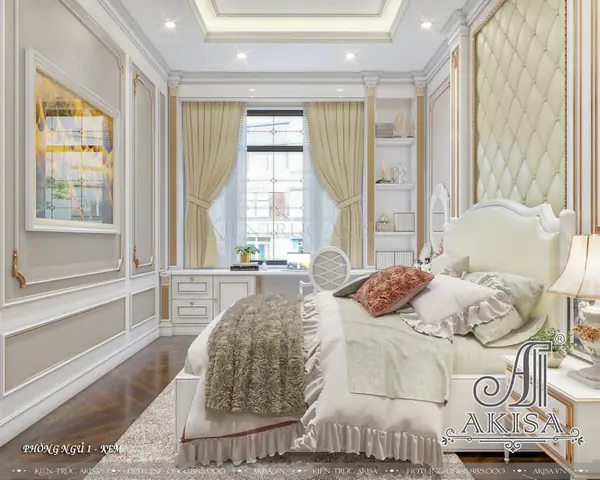 Thiết Kế Nội Thất Cổ Điển Gỗ Tự Nhiên Đẳng Cấp (cđt: Ông Thái - Hòa Bình) Nt42539