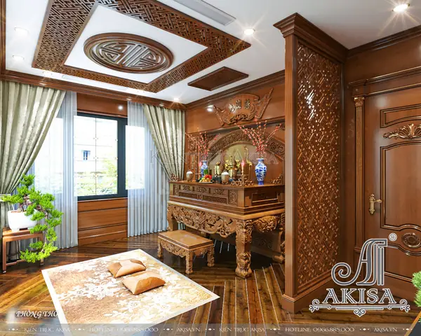 Thiết Kế Nội Thất Cổ Điển Gỗ Tự Nhiên Đẳng Cấp