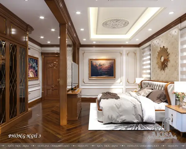 Thiết Kế Nội Thất Cổ Điển Gỗ Tự Nhiên Đẳng Cấp