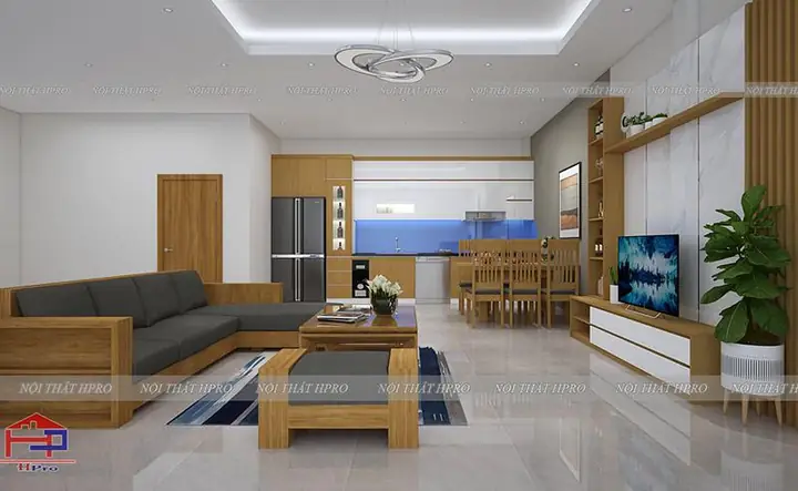 1. Tủ Bếp Acrylic Tbac132 Nhà Cô Hiền - Sông Công, Thái Nguyên