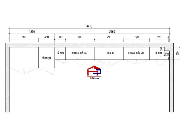 1. Tủ Bếp Acrylic Tbac132 Nhà Cô Hiền - Sông Công, Thái Nguyên 1. Tủ Bếp Acrylic Tbac132 Nhà Cô Hiền - Sông Công, Thái Nguyên