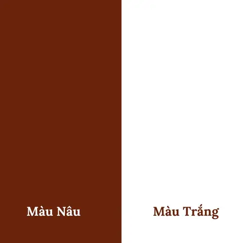 Nâu Và Trắng