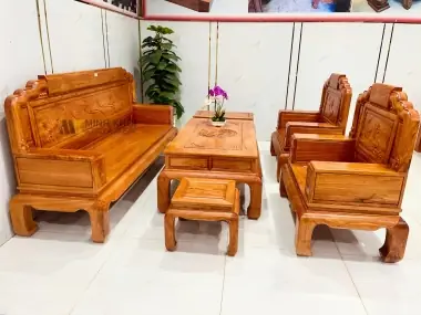 Kệ Tivi Lệch Gỗ Gõ Đỏ Cao Cấp - Ktv940