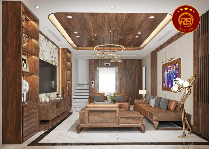 Thiết Kế Nội Thất Gỗ Óc Chó Tại Đà Nẵng Hiện Đại