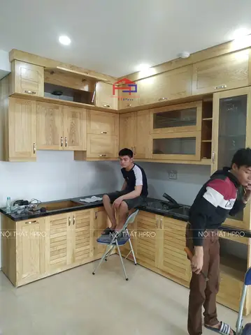 3. Ảnh Thực Tế Tủ Bếp Gỗ Sồi Nga Tbsn32 Và Nội Thất Phòng Ngủ Gỗ Công Nghiệp Nhà Anh Tú - Nhật Tân 3. Ảnh Thực Tế Tủ Bếp Gỗ Sồi Nga Tbsn32 Và Nội Thất Phòng Ngủ Gỗ Công Nghiệp Nhà Anh Tú - Nhật Tân