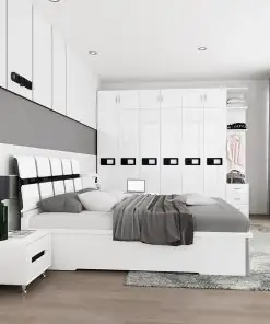 Combo Nội Thất Phòng Ngủ Hiện Đại Màu Trắng Deco Cbp5 Combo Nội Thất Phòng Ngủ Hiện Đại Màu Trắng Deco Cbp5