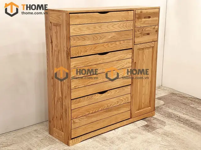Tủ Giày Gỗ Sồi Tự Nhiên Thông Mình 3 Cánh Lật Zen Tg-25sm Tủ Giày Gỗ Sồi Tự Nhiên Thông Mình 3 Cánh Lật Zen Tg-25sm