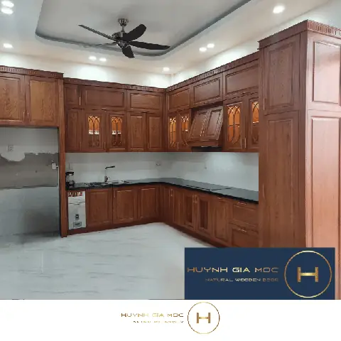 Tủ Bếp Gỗ Sồi Tân Cổ Điển- Công Trình Nội Thất Biệt Thự Anh Hùng Hóc Môn Tp Hcm Tủ Bếp Gỗ Sồi Tân Cổ Điển- Công Trình Nội Thất Biệt Thự Anh Hùng Hóc Môn Tp Hcm