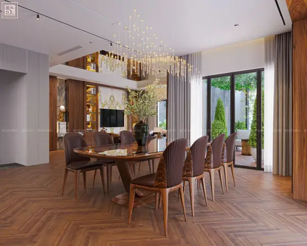 Phong Cách Thiết Kế Nội Thất Chung Cư Gỗ Tự Nhiên Phổ Biến Hiện Nay