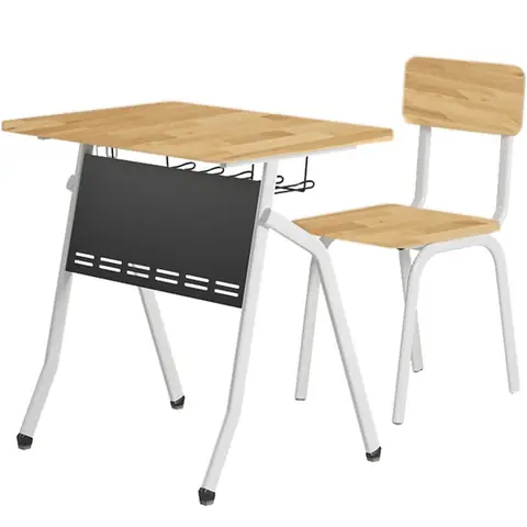 Bộ Bàn Ghế Học Sinh Gỗ Tự Nhiên Bhs41ag