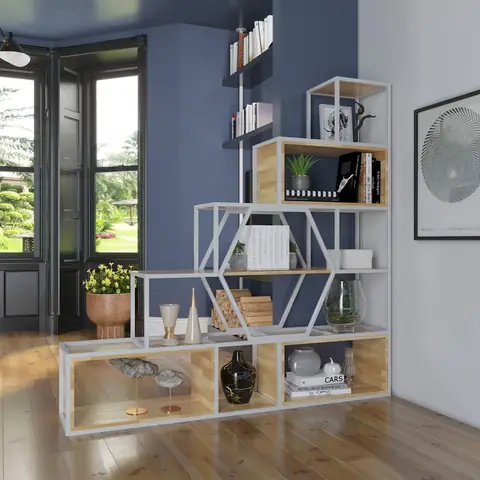 Kệ Sách, Kệ Trang Trí Khung Sắt Kệ Sách, Kệ Trang Trí Khung Sắt