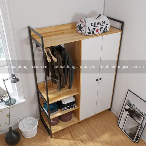Tủ Quần Áo Khung Sắt Tủ Quần Áo Khung Sắt