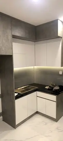 • Căn Bếp Chữ I Hiện Đại Cùng Thiết Kế Không Gian Mở