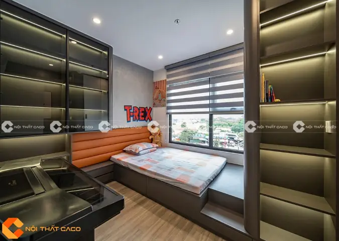 Thi Công Nội Thất Chung Cư Với Không Gian Phòng Ngủ Tiện Nghi