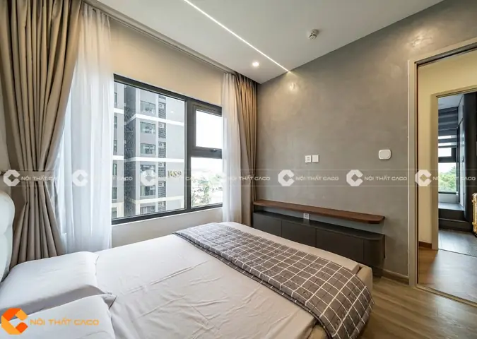 Thi Công Nội Thất Chung Cư Với Không Gian Phòng Ngủ Tiện Nghi