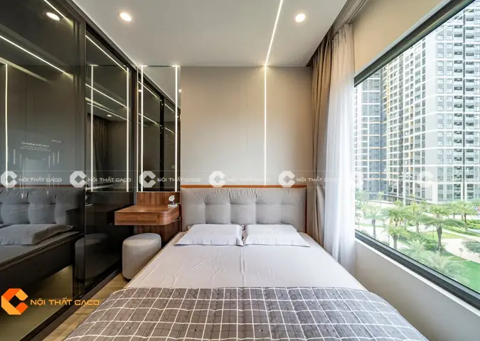 Thi Công Nội Thất Chung Cư Với Không Gian Phòng Ngủ Tiện Nghi