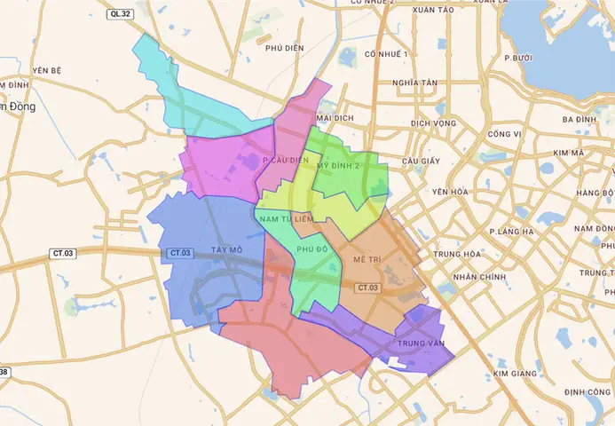 4.11. Bản Đồ Quận Nam Từ Liêm