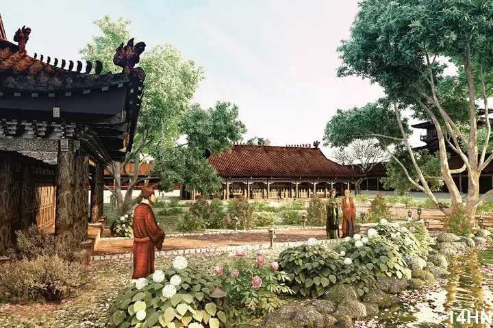 Các Mẫu Rèm Cuốn In Tranh Hà Nội Xưa Và Nay Rct8