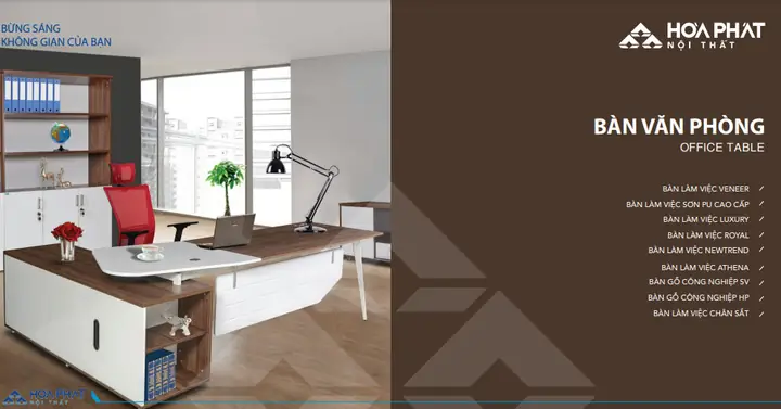 Tầm Quan Trọng Của Bàn Làm Việc Văn Phòng Hòa Phát