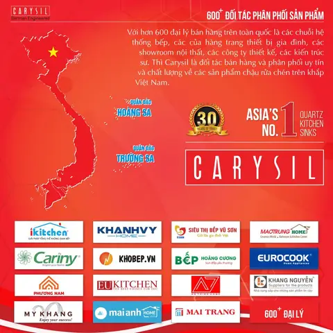 Danh Sách Đại Lý Bán Hàng Carysil Tại Miền Nam