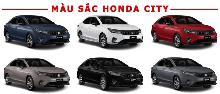 Bảng Giá Lăn Bánh, Trả Góp Honda City -ưu Đãi 100% Lệ Phí Trước Bạ + Bảo Hiểm Vật Chất 1 Năm- Giá Chỉ Từ Dưới 500 Triệu