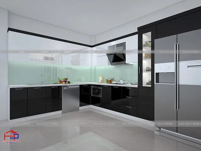 1. Cấu Tạo Tủ Bếp Acrylic An Cường Chính Hãng Tbac31 Nhà Chị Phương
