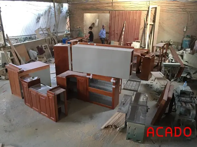 Acado – Đơn Vị Thi Công Tủ Bếp Gỗ Sồi Nga Uy Tín Tại Hà Đông