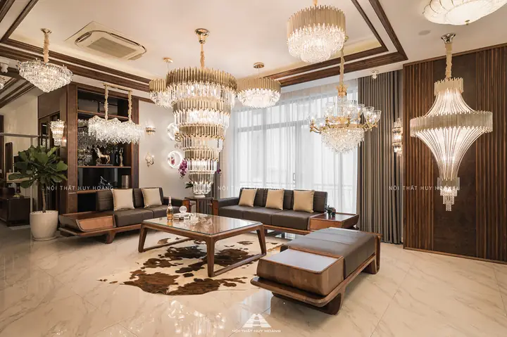 Bộ Sofa Gỗ Óc Chó