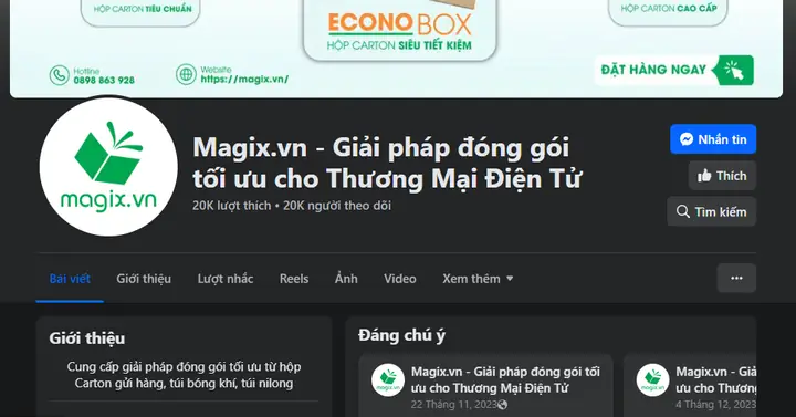 Magix.vn - Giải Pháp Đóng Gói Tối Ưu Cho Thương Mại Điện Tử