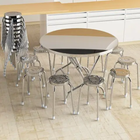 Xu Hướng Thiết Kế Nội Thất Với Bàn Ghế Inox Năm 2024