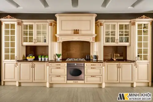 Tủ Kệ Bếp Cổ Điển Phong Cách Italia Cao Cấp - Tb933