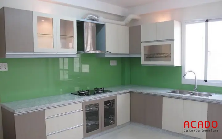 Mẫu Tủ Bếp Laminate Đẹp