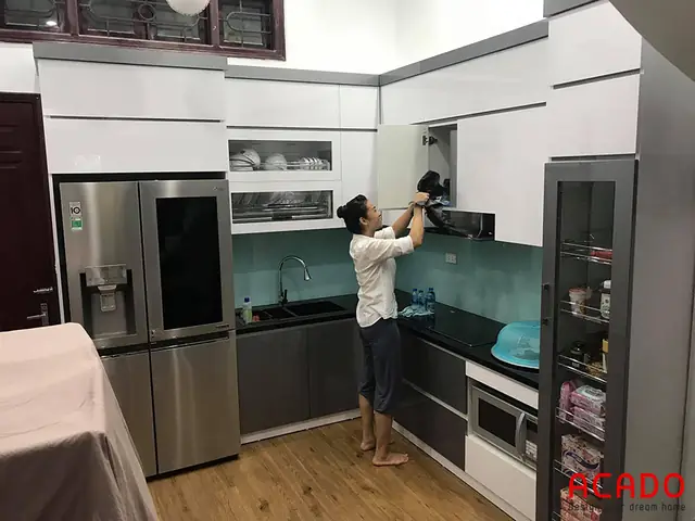 Mẫu Tủ Bếp Laminate Đẹp