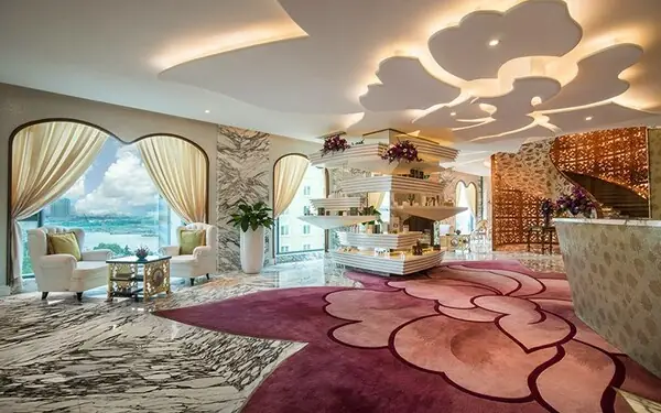 Không Gian Sảnh Khách Sạn 6 Sao