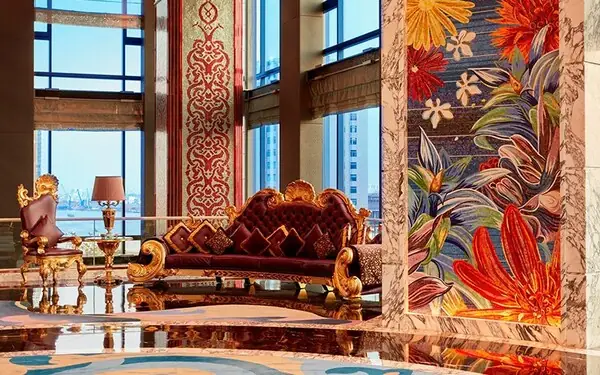 Không Gian Sảnh Khách Sạn 6 Sao